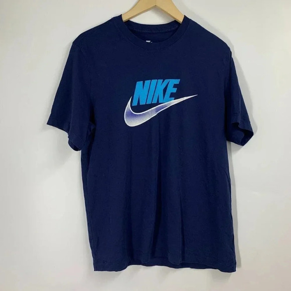 Nike Men's The Nike Tee Classic Logo 100% Cotton Short Sleeve Shirt Size‎ L - Picture 1 of 11